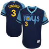 Evan Longoria Tampa Bay Rays Majestic 1978 Turn Back The Clock Flex Base Jersey - Navy