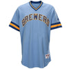 Milwaukee Brewers Majestic 1976 Turn Back the Clock Authentic Team Jersey - Light Blue