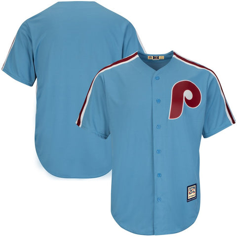 Philadelphia Phillies Majestic Big & Tall Cooperstown Replica Cool Base Team Jersey - Light Blue