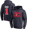 Cleveland Indians   2018 Father's Day #1 Dad Pullover Hoodie