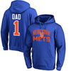 New York Mets   2018 Father's Day #1 Dad Pullover Hoodie