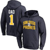 San Diego Padres   2018 Father's Day #1 Dad Pullover Hoodie