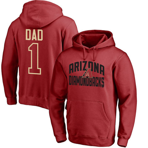 Arizona Diamondbacks   2018 Father's Day #1 Dad Pullover Hoodie