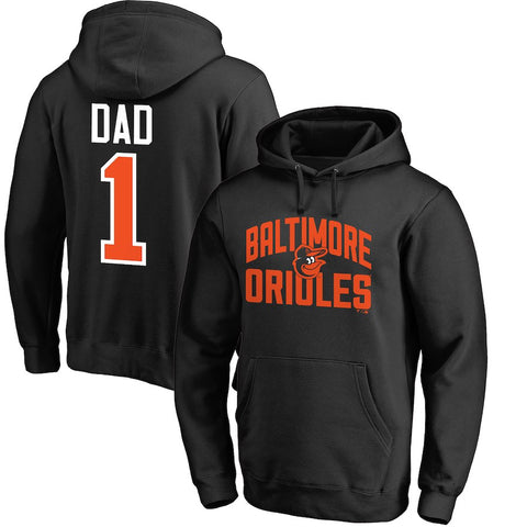 Baltimore Orioles   2018 Father's Day #1 Dad Pullover Hoodie