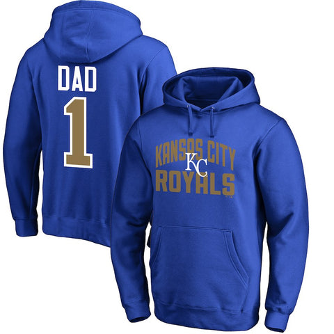Kansas City Royals   2018 Father's Day #1 Dad Pullover Hoodie