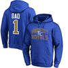 Kansas City Royals   2018 Father's Day #1 Dad Pullover Hoodie