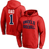 Los Angeles Angels   2018 Father's Day #1 Dad Pullover Hoodie