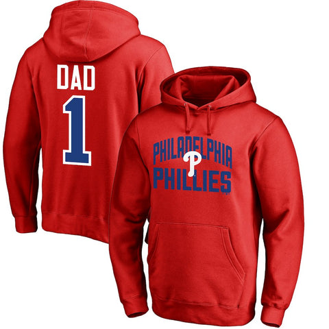 Philadelphia Phillies   2018 Father's Day #1 Dad Pullover Hoodie