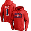 Washington Nationals   2018 Father's Day #1 Dad Pullover Hoodie