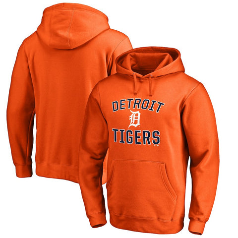 Detroit Tigers Victory Arch Pullover Hoodie - Orange