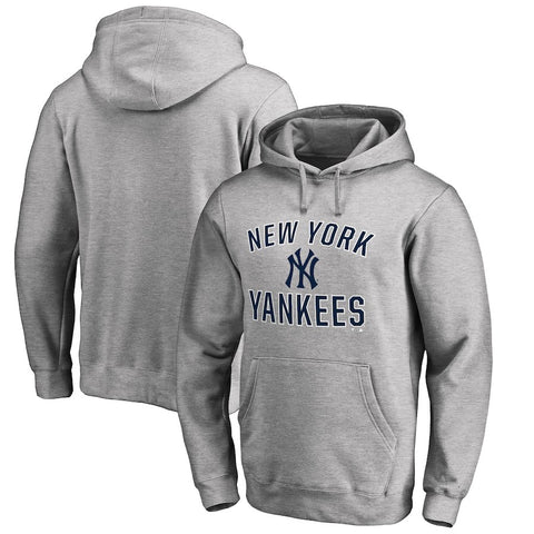 New York Yankees Victory Arch Pullover Hoodie - Heathered Gray