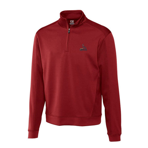 St. Louis Cardinals Cutter & Buck Half-Zip DryTec Edge Pullover Jacket
