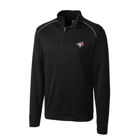 Toronto Blue Jays Cutter & Buck Ridge WeatherTec Half-Zip Pullover Jacket