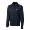 Washington Nationals Cutter & Buck Ridge WeatherTec Half-Zip Pullover Jacket