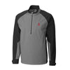 Los Angeles Angels Cutter & Buck Summit WeatherTec Half-Zip Pullover Jacket/Black