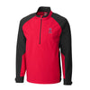 Los Angeles Angels Cutter & Buck Summit WeatherTec Half-Zip Pullover Jacket/Black