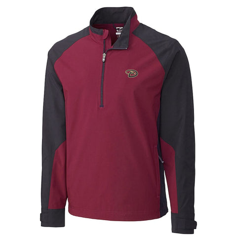 Arizona Diamondbacks Cutter & Buck Summit WeatherTec Half-Zip Pullover Jacket - Red/Black