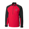 Cleveland Indians Cutter & Buck Summit WeatherTec Half-Zip Pullover Jacket/Black