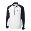 Seattle Mariners Cutter & Buck Summit WeatherTec Half-Zip Pullover Jacket/Black