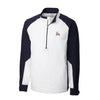 Miami Marlins Cutter & Buck Summit WeatherTec Half-Zip Pullover Jacket/Black