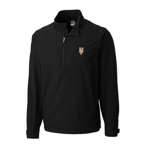 New York Mets Cutter & Buck Summit WeatherTec Half-Zip Pullover Jacket
