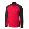 Washington Nationals Cutter & Buck Summit WeatherTec Half-Zip Pullover Jacket/Black