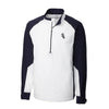 Chicago White Sox Cutter & Buck Summit WeatherTec Half-Zip Pullover Jacket/Black
