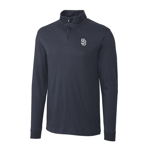 San Diego Padres Cutter & Buck Belfair Half-Zip Pullover Jacket