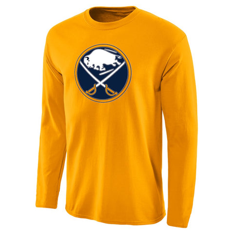 Buffalo Sabres Team Primary Logo Long Sleeve T-Shirt - Gold