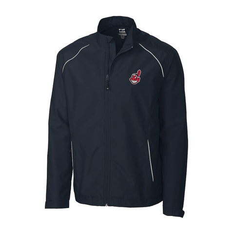 Cleveland Indians Cutter & Buck Beacon WeatherTec Full-Zip Jacket