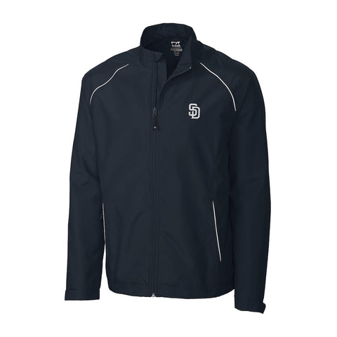 San Diego Padres Cutter & Buck Beacon WeatherTec Full-Zip Jacket