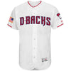 Arizona Diamondbacks Majestic Fashion Stars & Stripes Flex Base Jersey - White