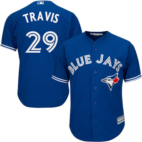 Devon Travis Toronto Blue Jays Majestic Alternate Official Cool Base Player Jersey