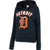 Detroit Tigers 5th & Ocean by New Era Women's Hot Corner Hoodie - Navy