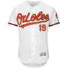 Chris Davis Baltimore Orioles Majestic Home Flex Base Authentic Collection Player Jersey - White