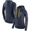 Tampa Bay Rays Women's Vintage Full-Zip Hoodie - Heather Navy