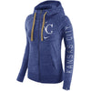 Kansas City Royals Women's Vintage Full-Zip Hoodie - Heather Royal