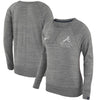 Atlanta Braves Women's Vintage Sweatshirt - Heathered Gray