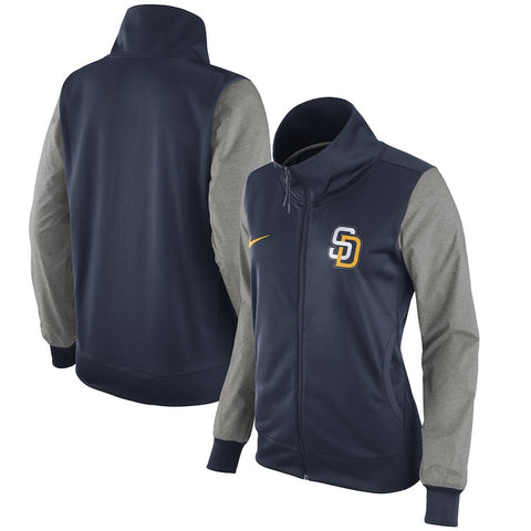 San Diego Padres Women's Full-Zip Jacket - Navy