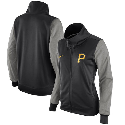 Pittsburgh Pirates Women's Full-Zip Jacket - Black