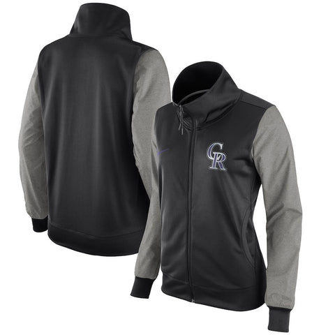 Colorado Rockies Women's Full-Zip Jacket - Black