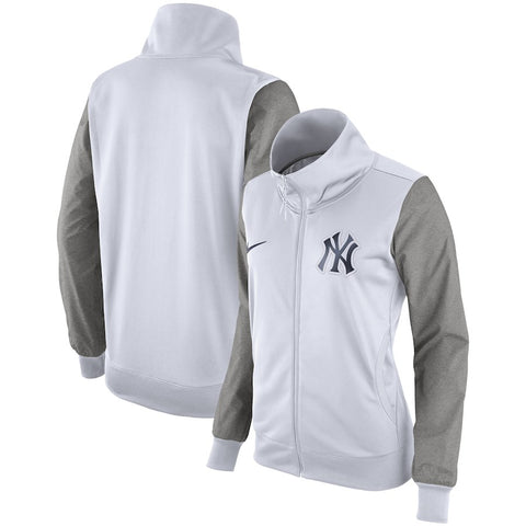New York Yankees Women's Full-Zip Jacket - White