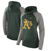 Oakland Athletics Women's Performance Pullover Hoodie - Green/Heathered Gray