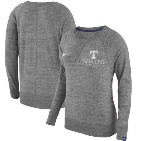 Texas Rangers Women's Vintage Sweatshirt - Heathered Gray