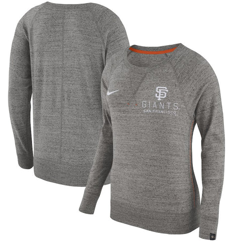 San Francisco Giants Women's Vintage Sweatshirt - Heathered Gray