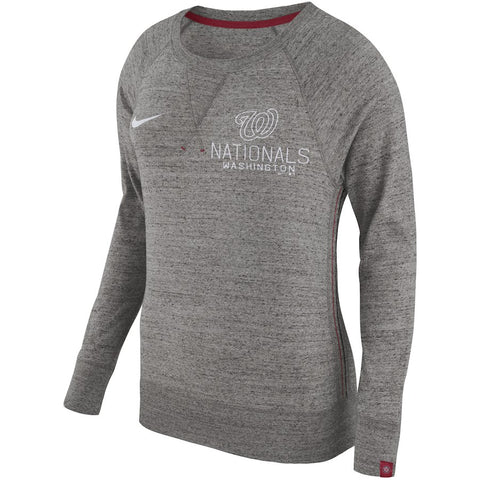 Washington Nationals Women's Vintage Sweatshirt - Heathered Gray