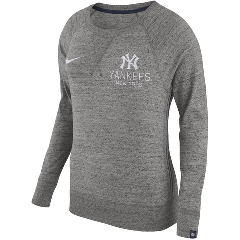 New York Yankees Women's Vintage Sweatshirt - Heathered Gray