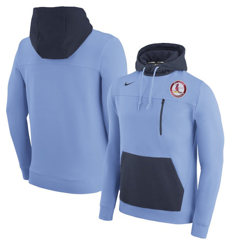 Men's Light Blue St. Louis Cardinals AV 2 Fleece Pullover Hoodie