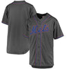 New York Mets Majestic Fashion Big & Tall Team Jersey - Charcoal