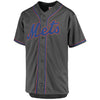 New York Mets Majestic Fashion Big & Tall Team Jersey - Charcoal